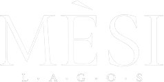 MÈSI LAGOS logo, all white. A Mular Business Client.